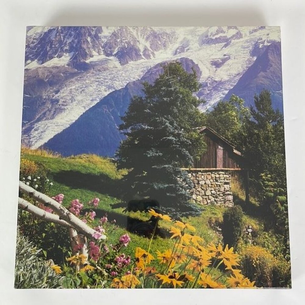 Vtg 1983 Alpine Retreat Puzzle 550 pc USA Made cabin mountains landscape NEW